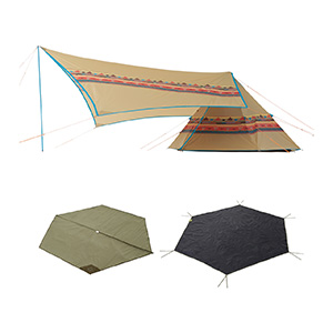 LOGOS ナバホ Tepee 300＆ブリッジヘキサタープセット-BB 71806509
